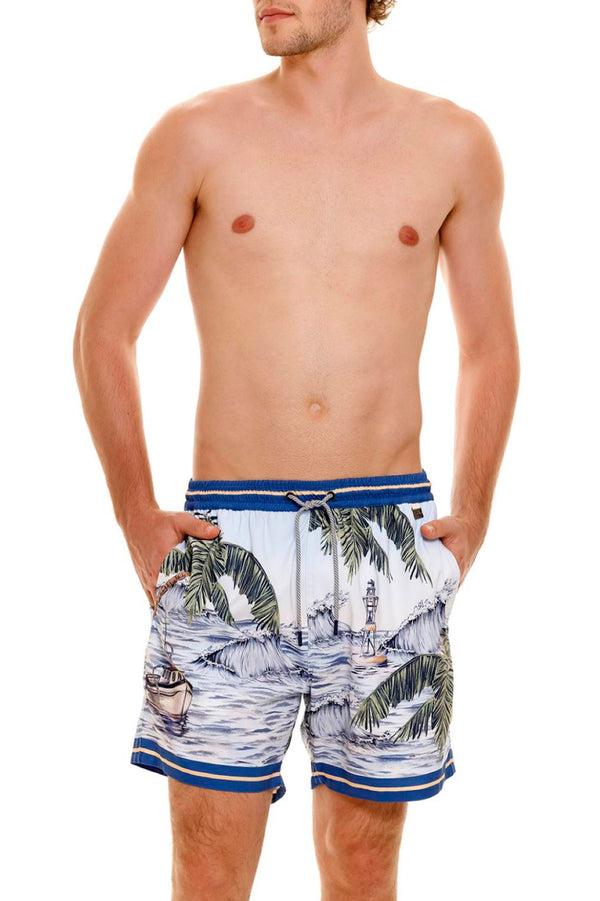 agua bendita Joe Men's Swim Trunks
