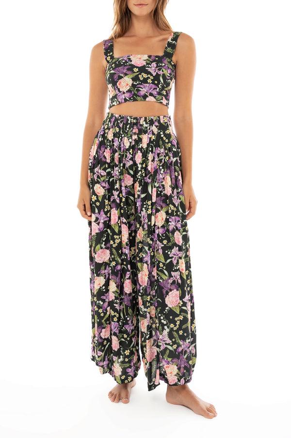 agua bendita Leah Crop Top