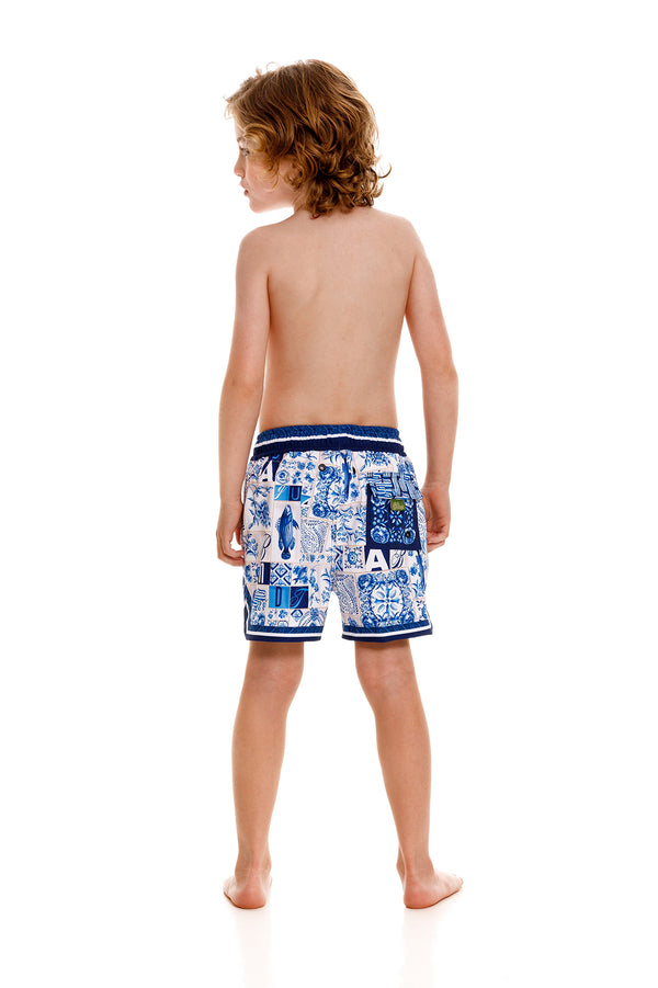 Agua Bendita Luke Kids' Swim Trunks