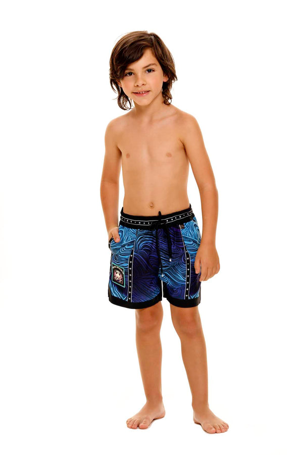 agua bendita Luke Kids' Swim Trunks