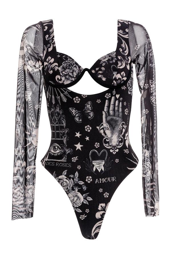 Agua Bendita Lurex Bodysuit