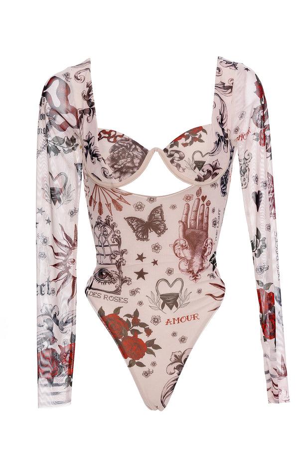 Agua Bendita Lurex Bodysuit