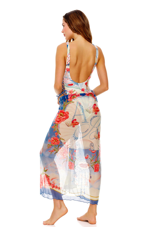 Agua Bendita Marine Pareo Cover Up