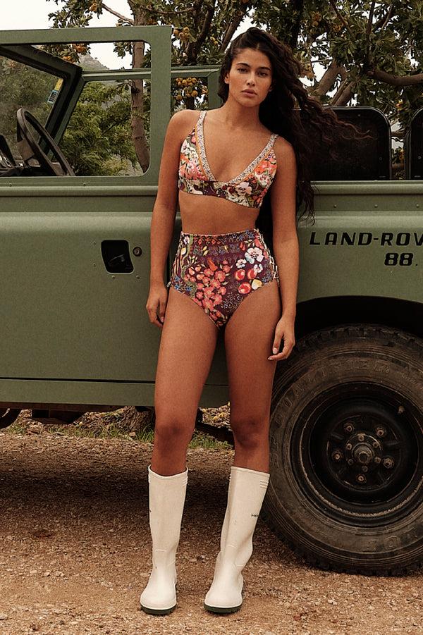 Agua Bendita Megan Sustainable Bikini Top