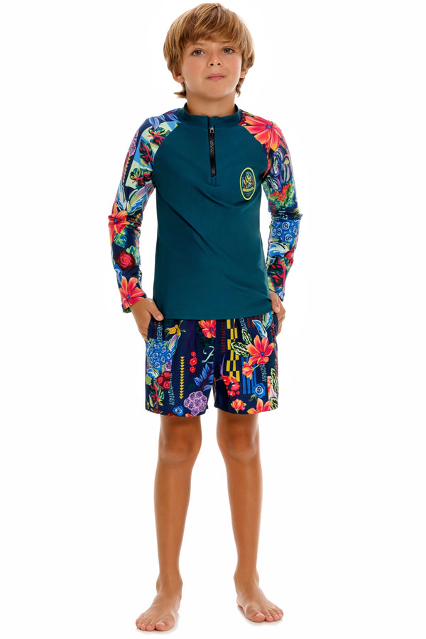agua bendita Noah Kids' Rashguard