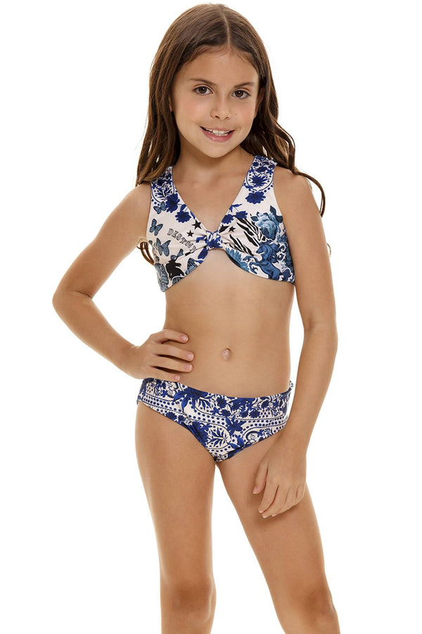 Agua Bendita Sabrina Sustainable Kids' Bikini Set