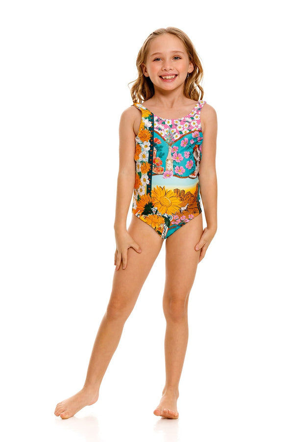 agua bendita Star Kids' One Piece Swimsuit