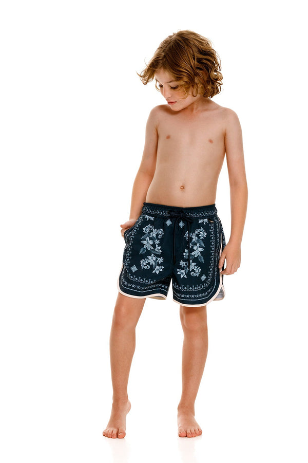 agua bendita Tiago Kids' Swim Trunks