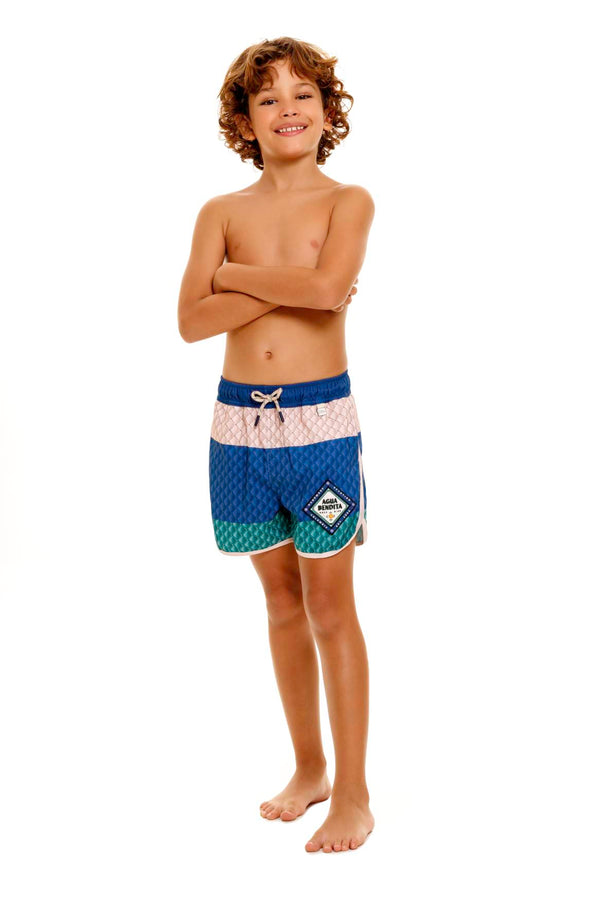 agua bendita Tiago Kids' Swim Trunks