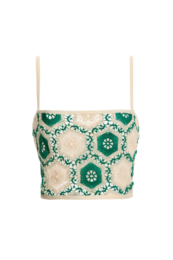 Agua Bendita Vicky Crop Top