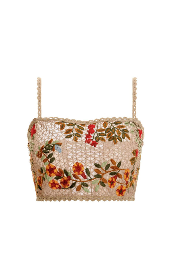 Agua Bendita Vicky Crop Top