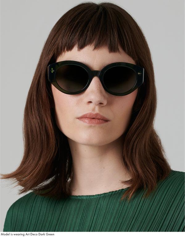 Ahlem Art Deco Coffeelight / Green Light Gradient