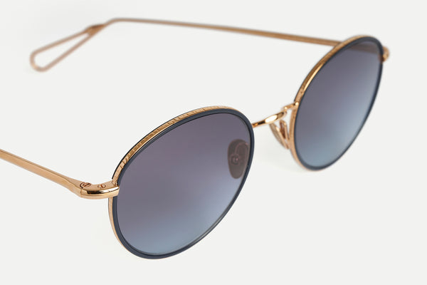 Ahlem Auber Peony Gold Blue Windsor / Blue Gradient