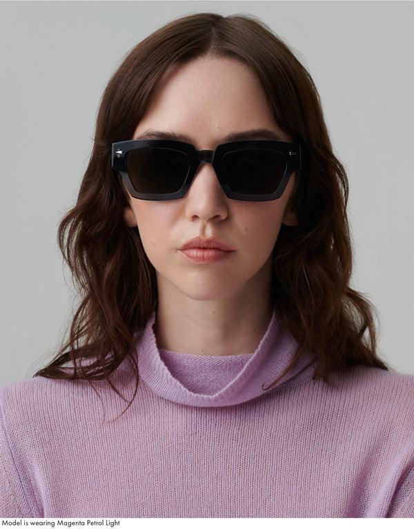 Ahlem Magenta Petrol Light/ Grey