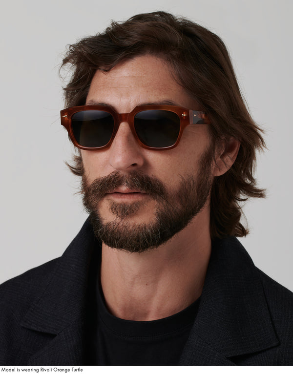 Ahlem Rivoli Orange Turtle / Dark Green