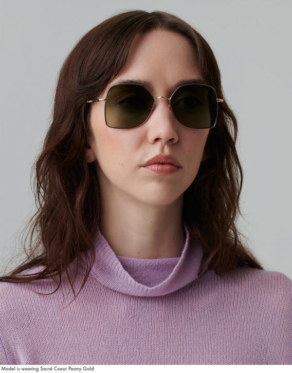 Ahlem Sacre Cœur Peony Gold / Green Glitter Gradient