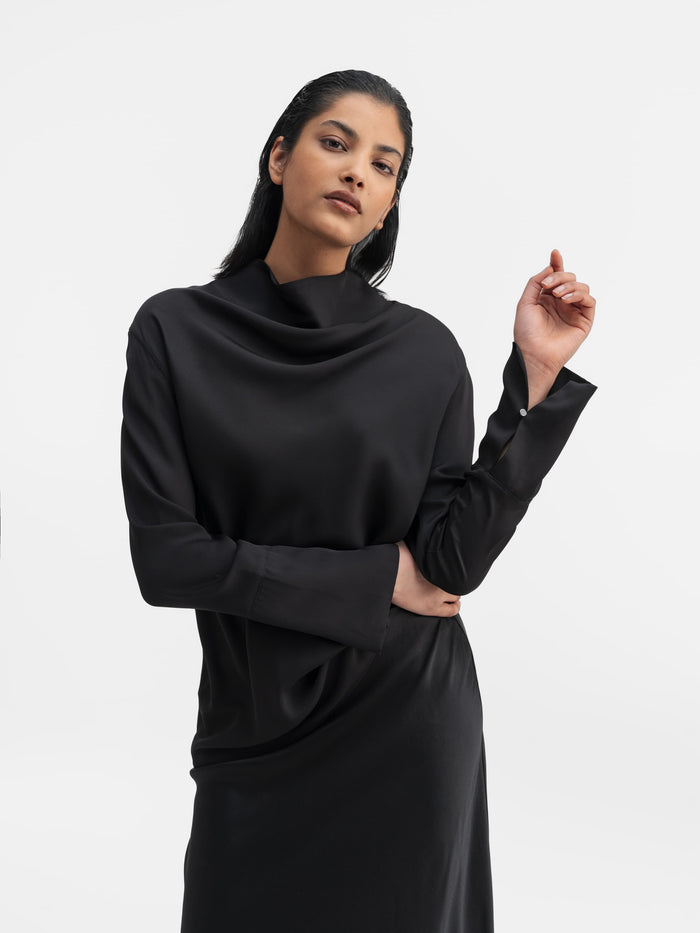 Ahlvar Ayumi Silk Blouse Black
