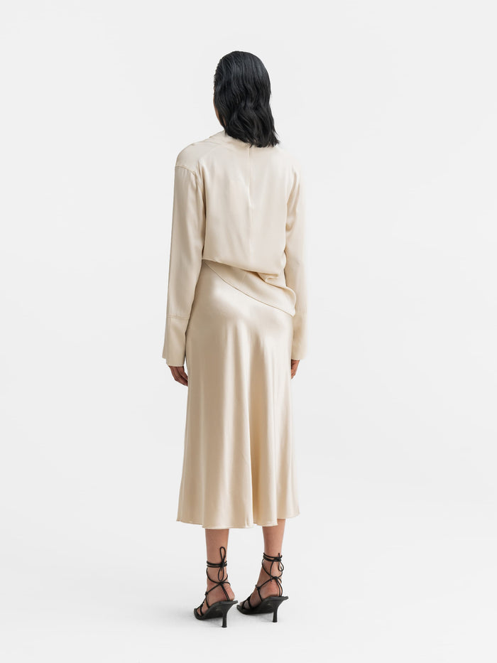 Ahlvar Ayumi Silk Blouse Cream