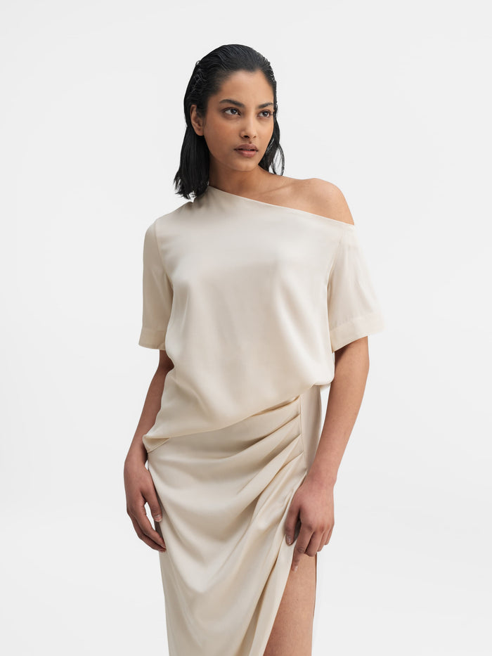 ahlvar Chima silk blouse cream