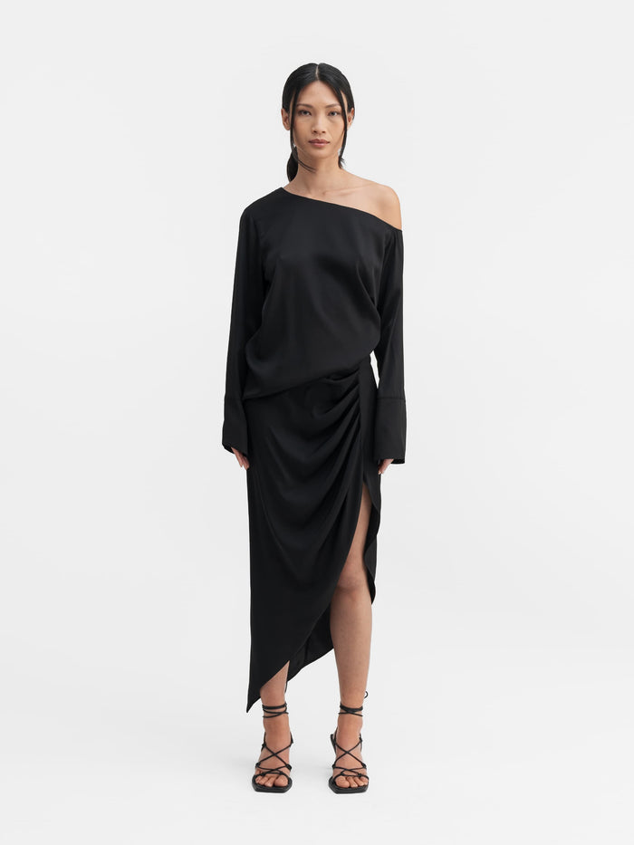 Ahlvar Chiney Silk Blouse Black