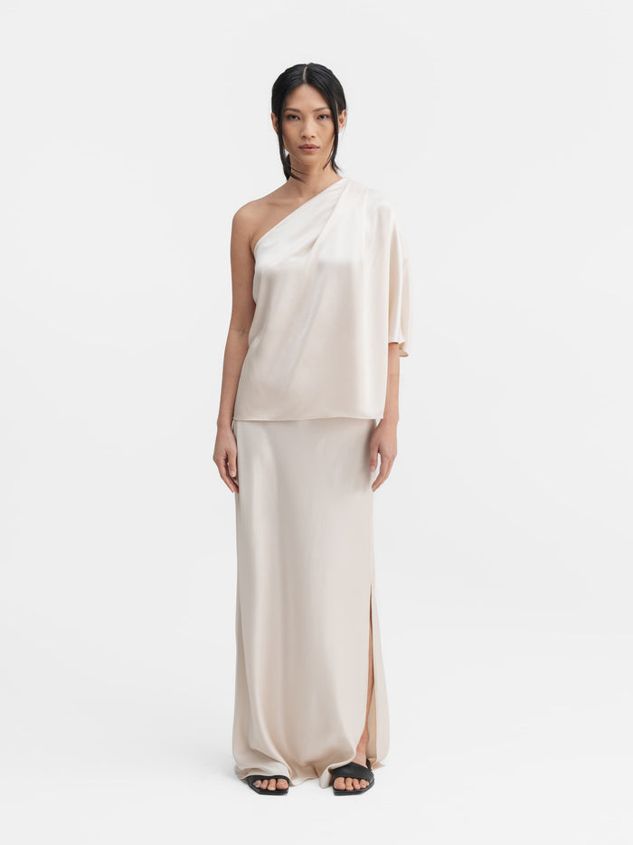 Ahlvar Ella Satin Blouse Cream