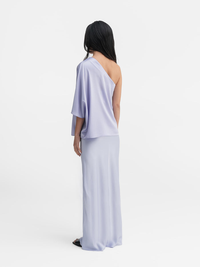 Ahlvar Ella Satin Blouse Lavender