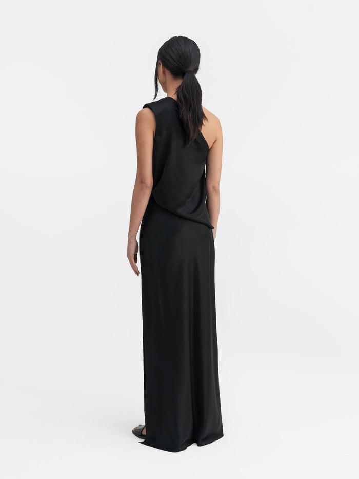 Ahlvar Elle Satin Tank Black