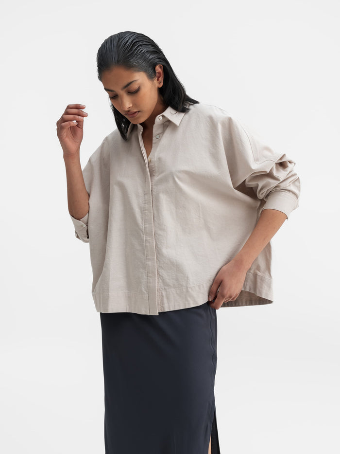 Ahlvar Gigi Oxford Shirt Cream