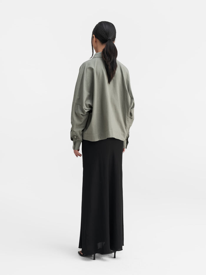 ahlvar Gigi Oxford Shirt Light Military