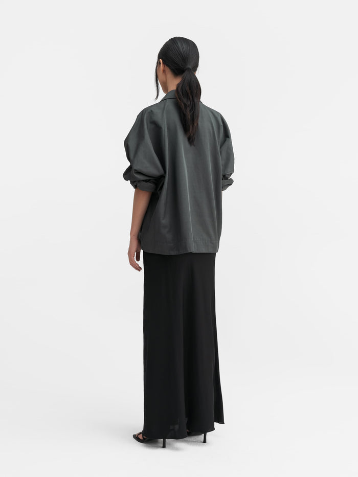 Ahlvar Kaia Over Shirt Dark Grey