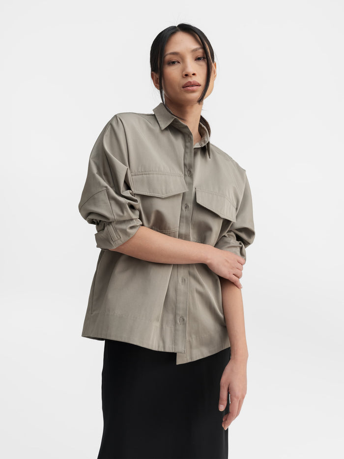 ahlvar Kaia over shirt light military