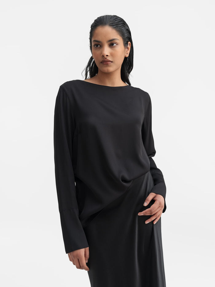 Ahlvar Kelly Silk Blouse Black