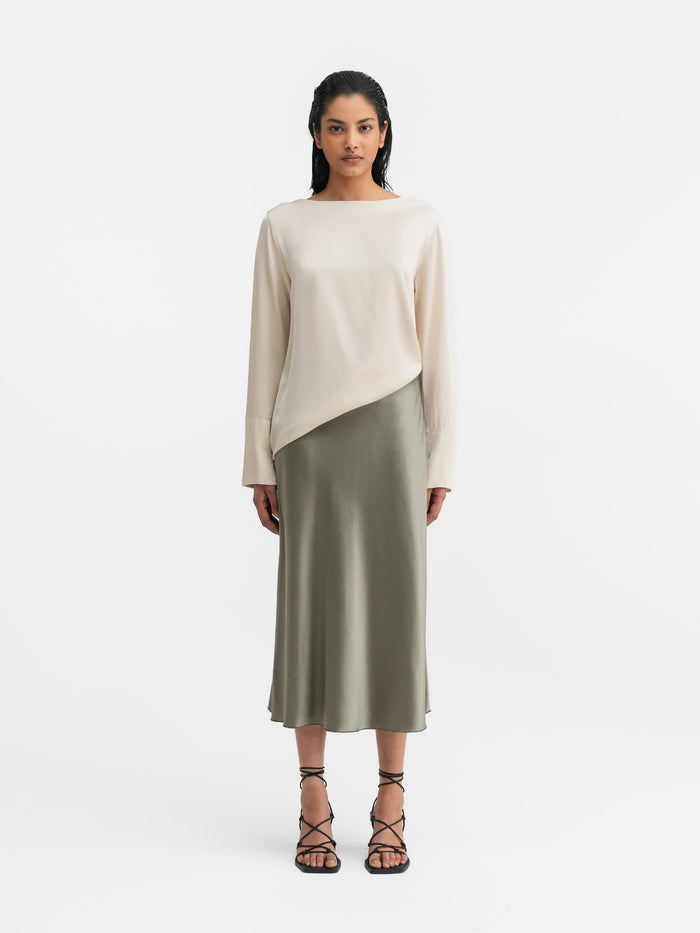 Ahlvar Kelly Silk Blouse Cream