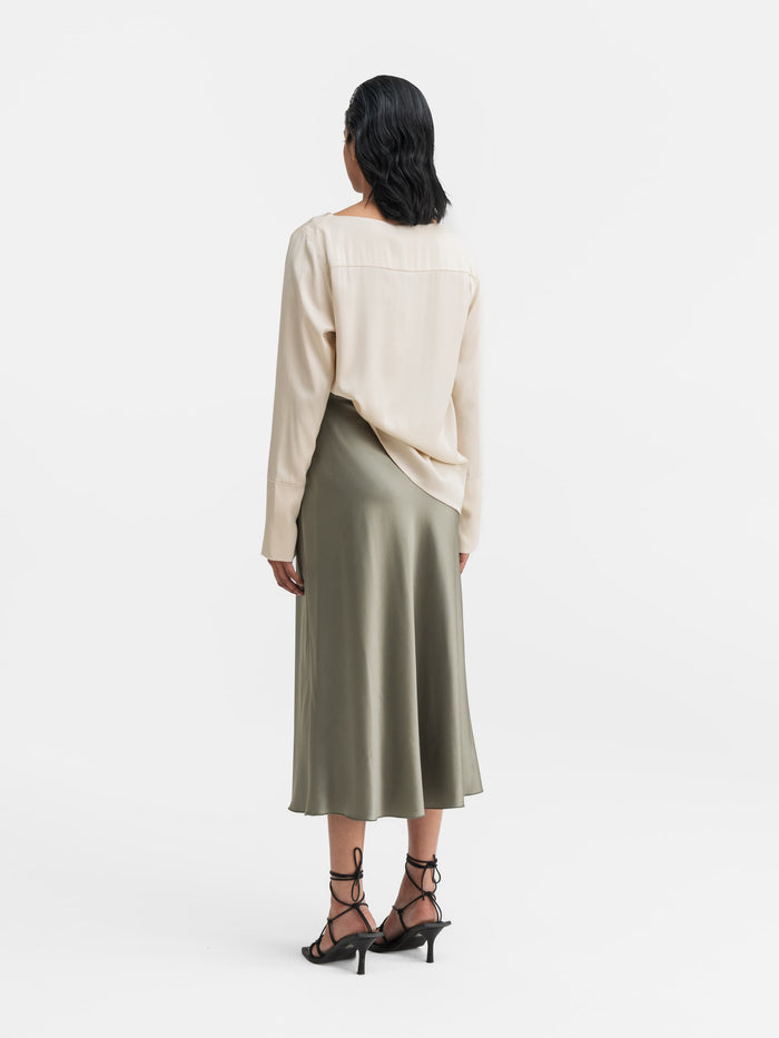 Ahlvar Kelly Silk Blouse Cream