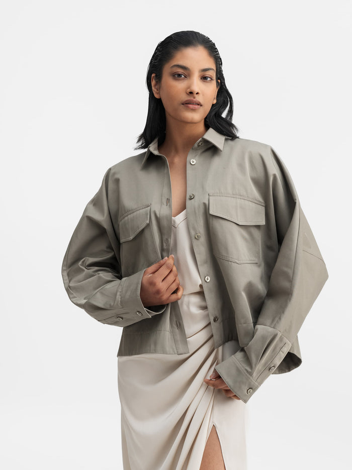 Ahlvar Kori Over Shirt Light Military