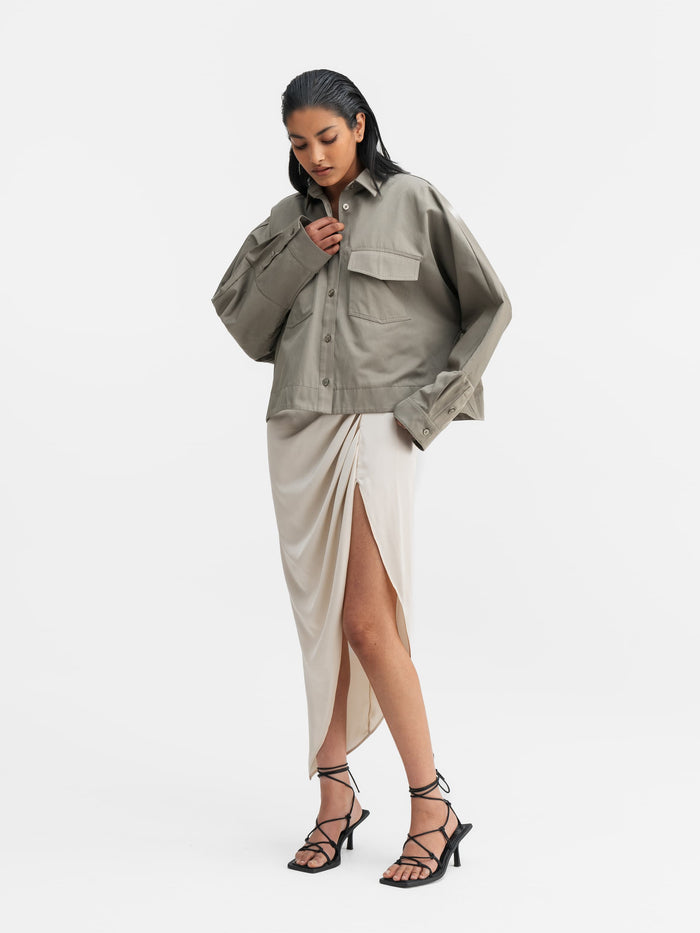 Ahlvar Kori Over Shirt Light Military