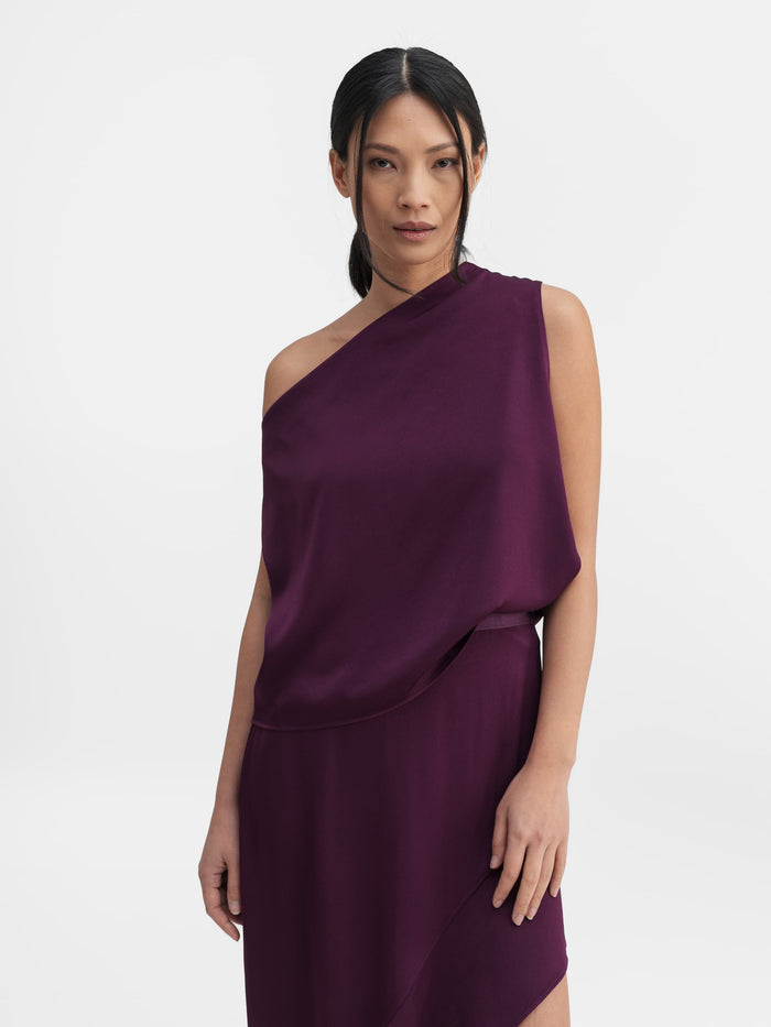 Ahlvar Lacy Tank Dark Berry