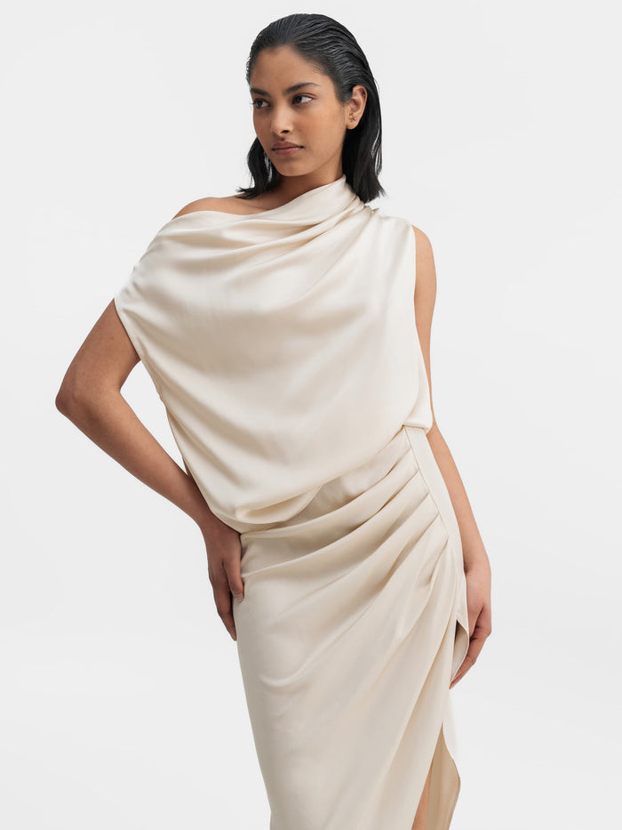 Ahlvar Lana Silk Tank Cream
