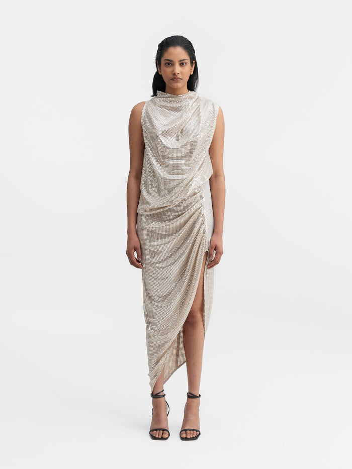 Ahlvar Lima Sequin Tank Cream