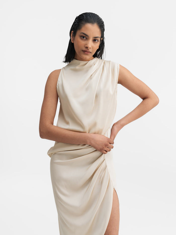 ahlvar Lima silk tank cream