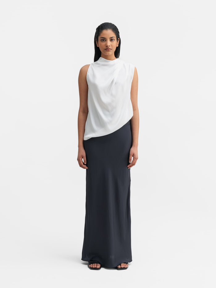 ahlvar Lima silk tank white
