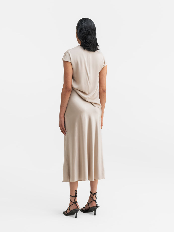 Ahlvar Lima Silk Top Greige