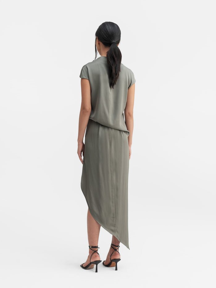 Ahlvar Lima Silk Top Light Military