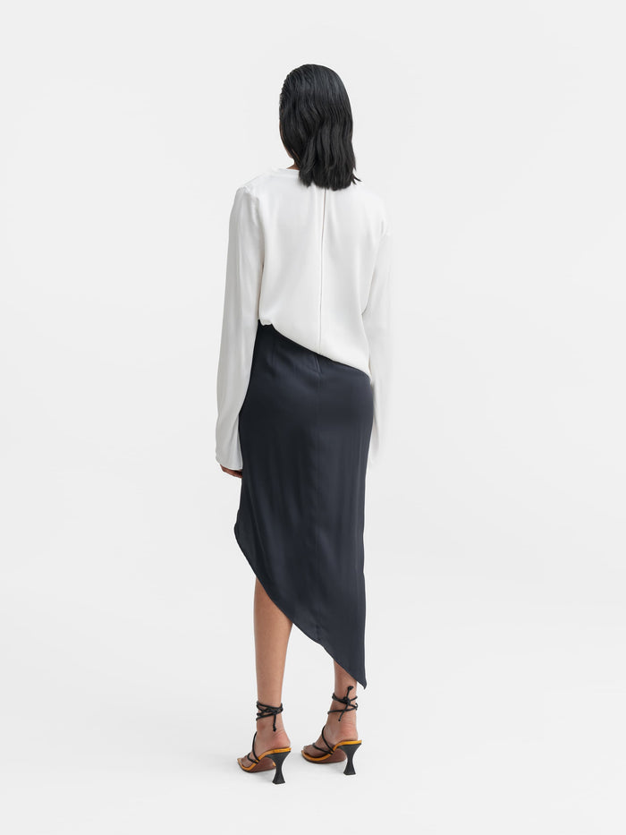 Ahlvar Lola Silk Blouse White