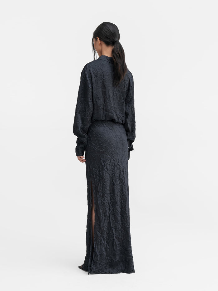 Ahlvar Mia Dress Blue Grey