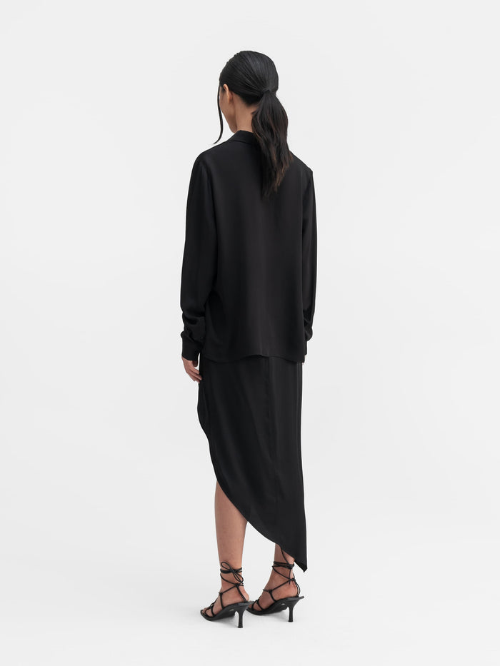 Ahlvar Mia Silk Shirt Black