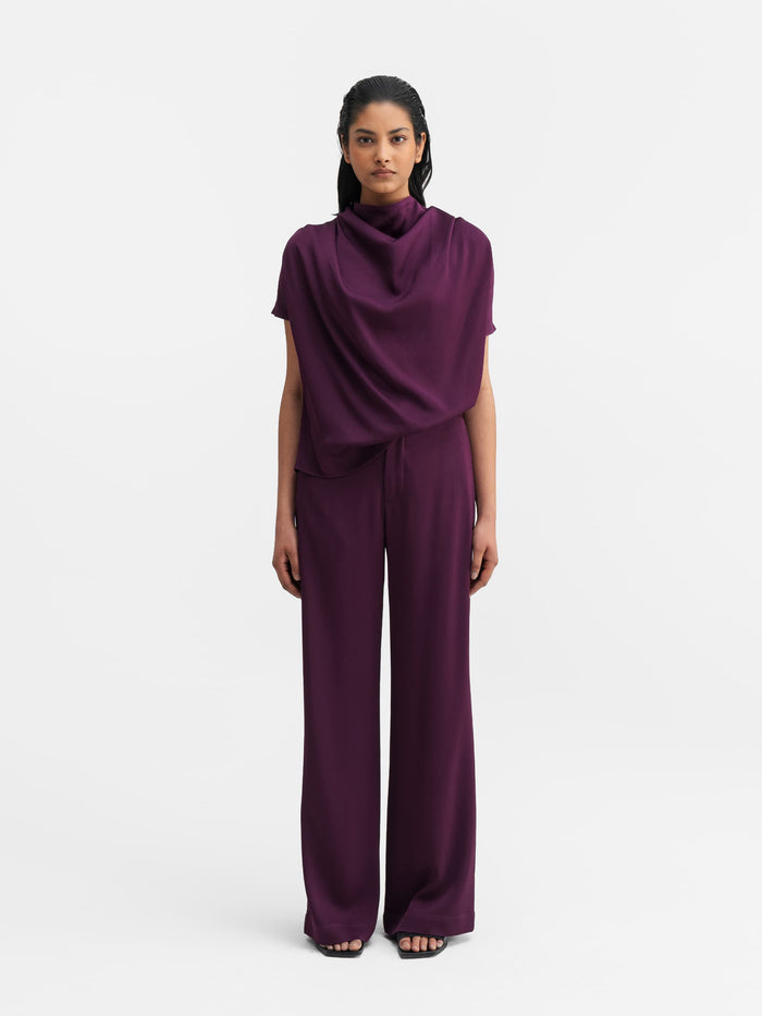 ahlvar Mila trousers dark berry