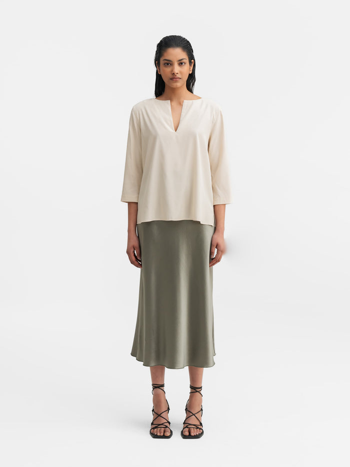 Ahlvar Nala Silk Blouse Cream