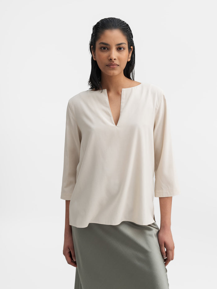 ahlvar Nala silk blouse cream