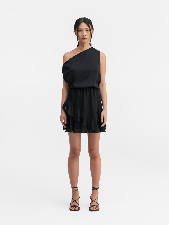 Ahlvar Nelly Silk Dress Black